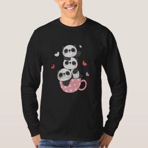 T-shirt Bébé Panda Mignon Faune Pandas Zoo Animal  