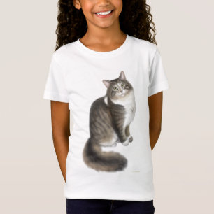 T-Shirt Bébé pelucheux de filles de chat de Duffy -