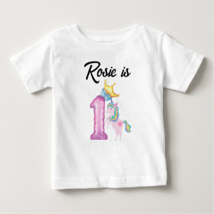 T-shirt bébé personnalisé pour le premier annivers