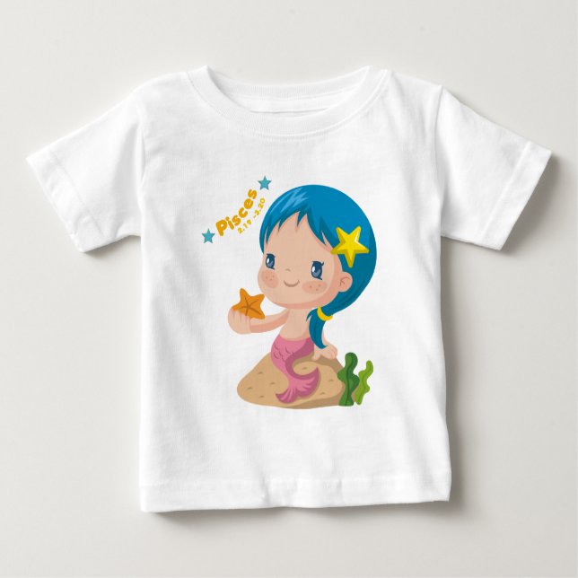 T-shirt bébé Pisces (Devant)