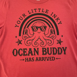 T-shirt bébé poulpe océanique Little Inky