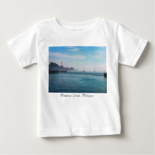 T-shirt bébé pour bébé du port de Mackinac