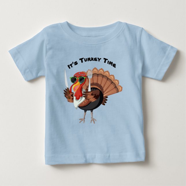 T-shirt bébé pour l’heure turque (Devant)