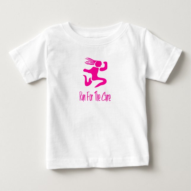 T-shirt bébé pour la course contre le cancer (Devant)