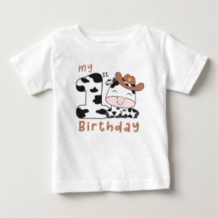 T-shirt bébé pour la fête du premier anniversaire 