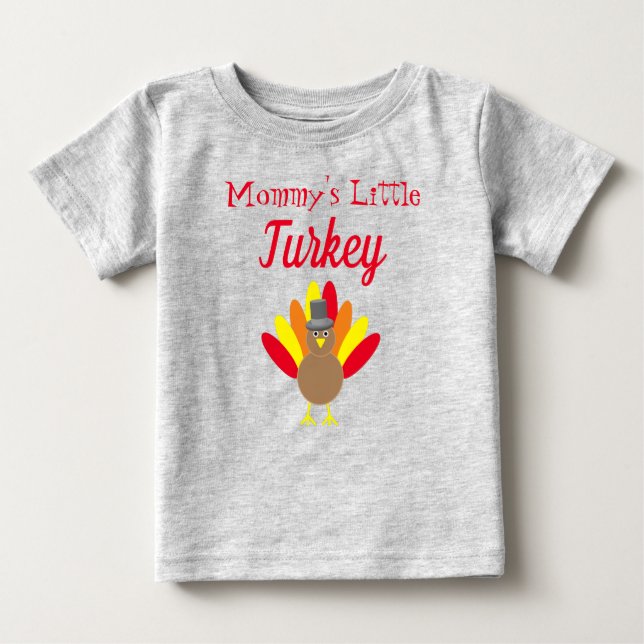 T-shirt bébé pour la petite Turquie de maman (Devant)