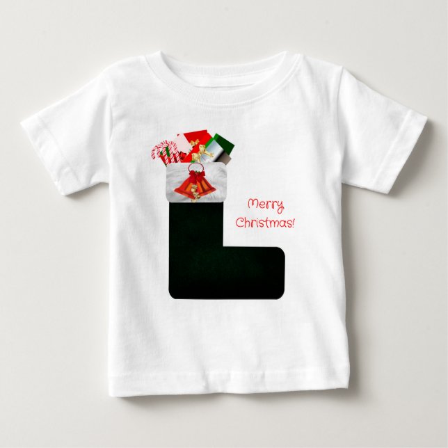 T-shirt bébé pour Noël (Devant)