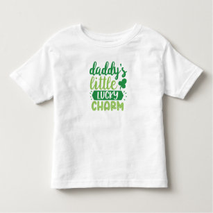T-shirt bébé pour papa's Little Lucky Charm