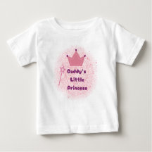 T-shirt Bébé Princesse Papa 