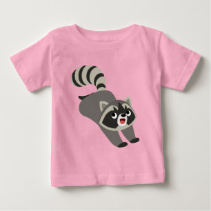T-shirt bébé Raccoon de jote Prankish Cartoon