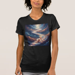 T-shirt Bébé Rampant Gravissant les Marches dans l'Amour U