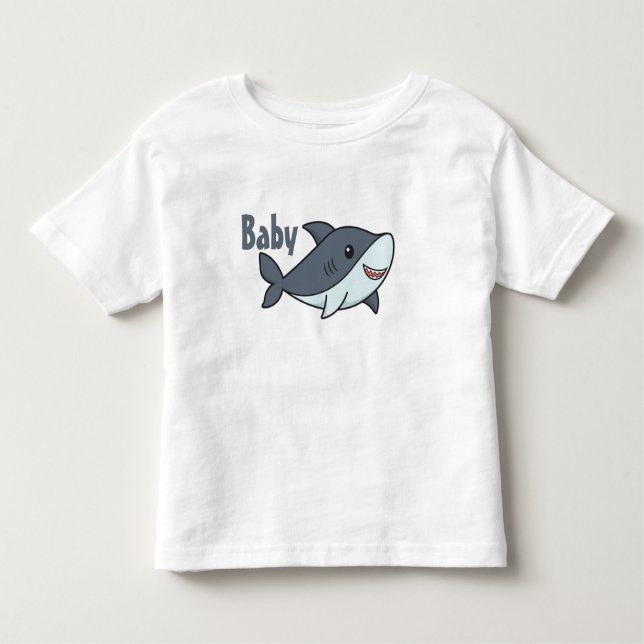 T-shirt bébé requin (Devant)