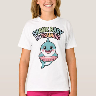 T-shirt Bébé requin en formation | Enfants