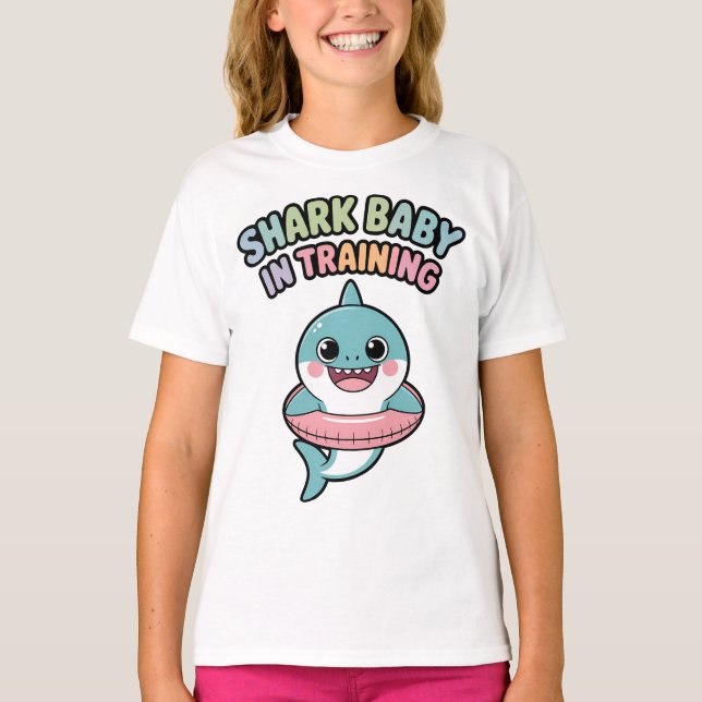 T-shirt Bébé requin en formation | Enfants (Devant)