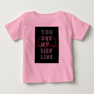 T-shirt bébé rose