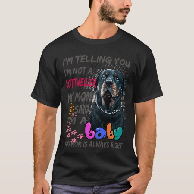 T-shirt Bébé Rottweiler (Devant)