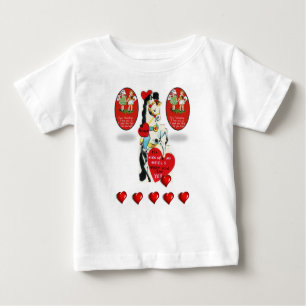 T-shirt bébé Saint Valentin