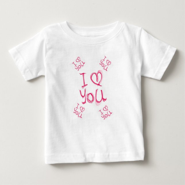 T-shirt bébé Saint Valentin (Devant)
