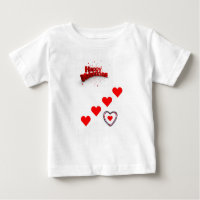 T-shirt bébé Saint Valentin