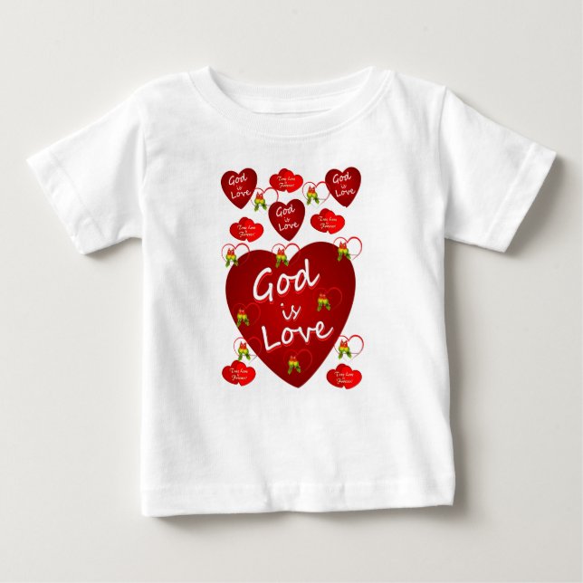 T-shirt bébé Saint Valentin (Devant)