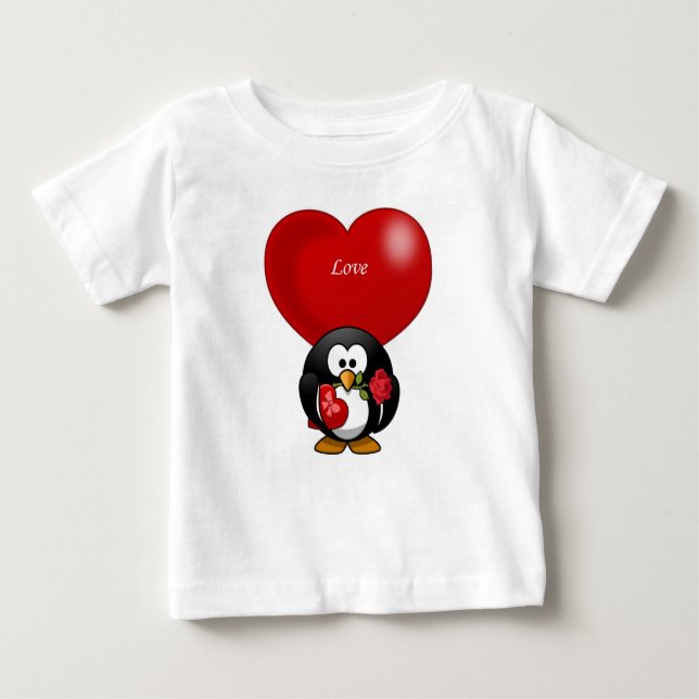 T-shirt bébé Saint Valentin (Devant)