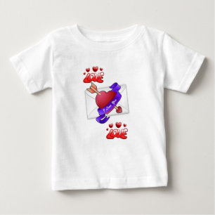T-shirt bébé Saint Valentin