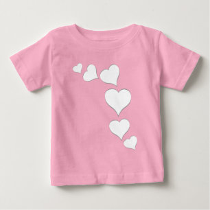 T-shirt bébé Saint Valentin Baby Baby Custom Love