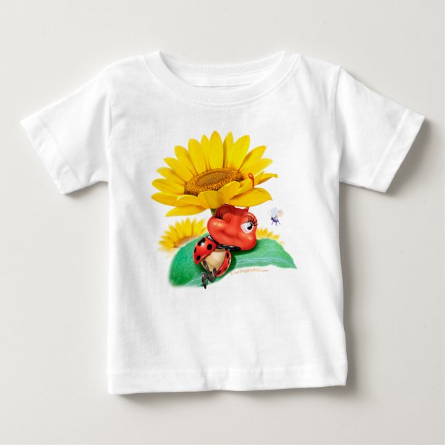 T-shirt bébé Sleepy Ladybug / Sleepy Ladybird (Devant)