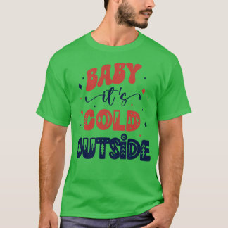 T-shirt Bébé Son Froid Dehors
