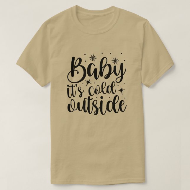 T-shirt Bébé son froid en dehors de01 1 (Design devant)