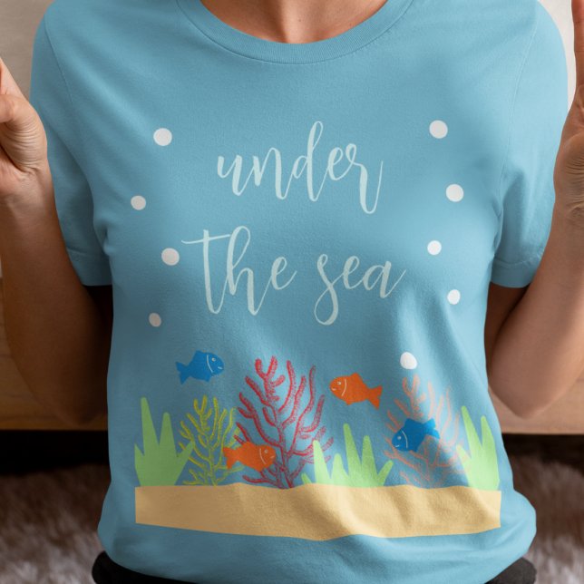 T-shirt Bébé sous la mer (Créateur téléchargé)