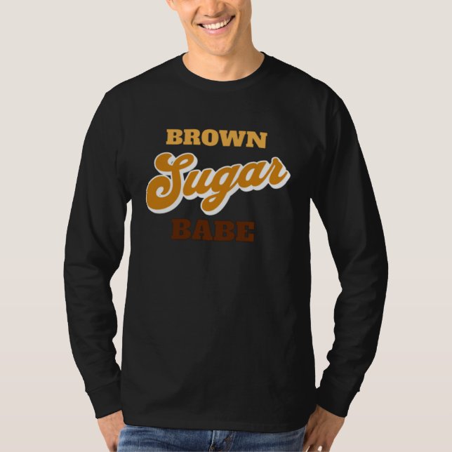 T-shirt Bébé Sucre Brun  1 (Devant)