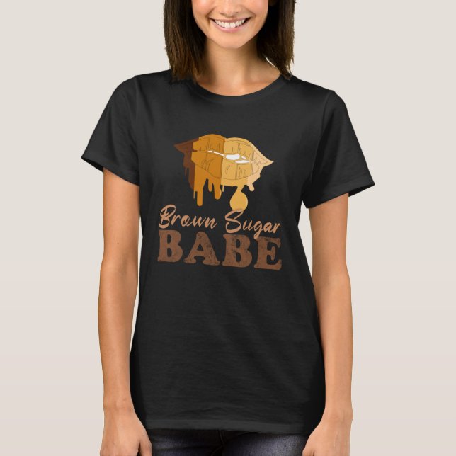T-shirt Bébé Sucre Brun  7 (Devant)
