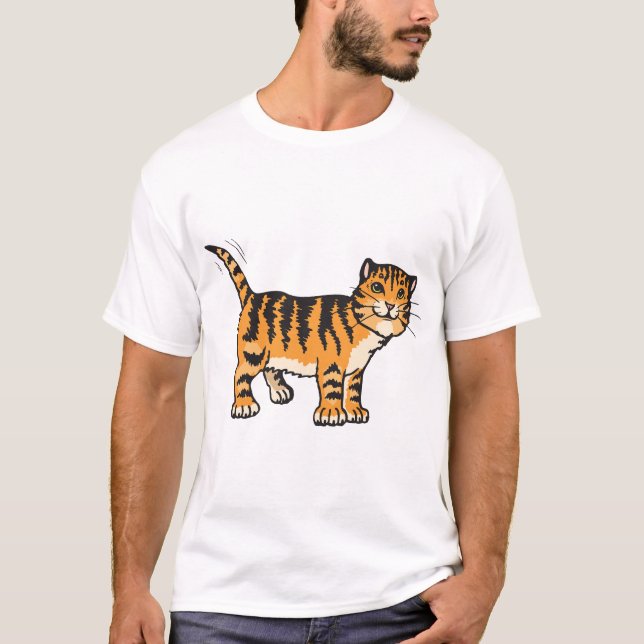 T-shirt bébé tigre (Devant)