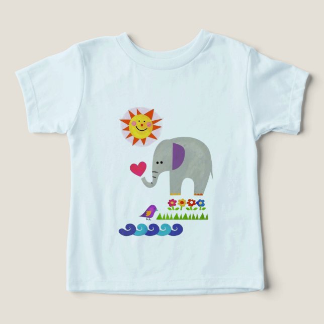 T-shirt bébé tout-petit (Design Recto)