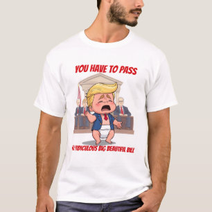 T-shirt Bébé Trump Big Beautiful Bill