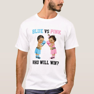 T-shirt Bébés Boxeurs Garçon Fille Révélation du Sexe Bleu