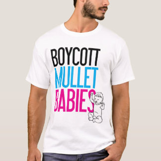 T-shirt Bébés de mulet de boycott (blanc seulement)