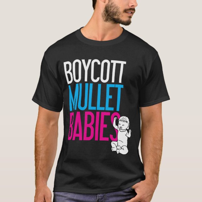 T-shirt Bébés de mulet de boycott (foncés) (Devant)