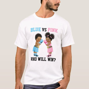 T-shirt Bébés en boîte Garçon Fille Genre Révéler bleu ou 