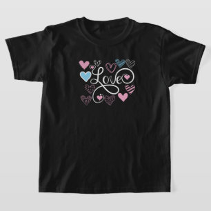 T-shirt Bébés mignons adorent la typographie