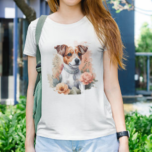 T-shirt Bébés mignons animaux Cute Jack Russel Terrier P