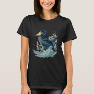 T-shirt Bec-en-sabot Oiseau Africain Animal Cigogne Amoure