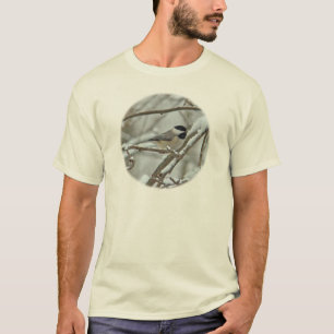 T-shirt Bécasseau à calotte noire dans la tempête de neige