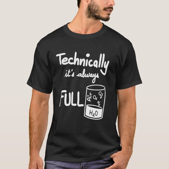 T-shirt Bécher fun science Techniquement il est toujours p (Devant)