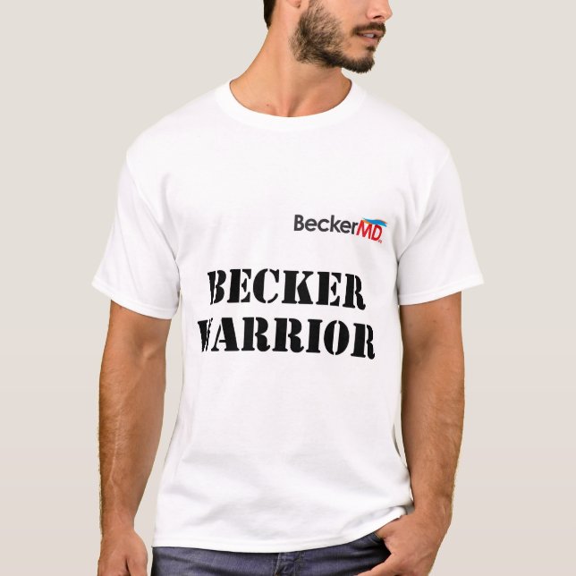 T-shirt BeckerMD.org - guerrier de Becker (Devant)