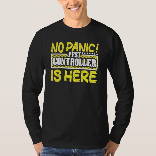 T-shirt Bed Bug Pest Control Exterminateur Pest Controller (Devant)