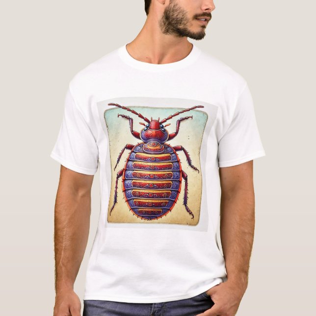 T-shirt Bedbug in Natural Surroundings 180724IREF259 - Wat (Devant)