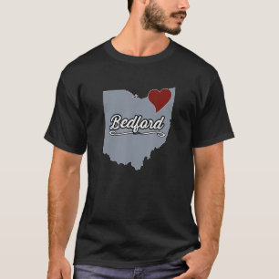 T-shirt BEDFORD Ohio OH City State USA mignon Souvenir
