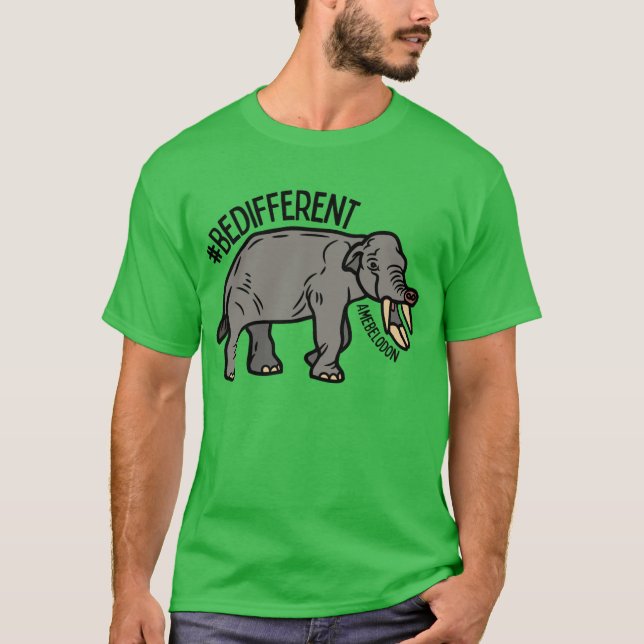T-Shirt #BeDifferent Amebelodon (Devant)